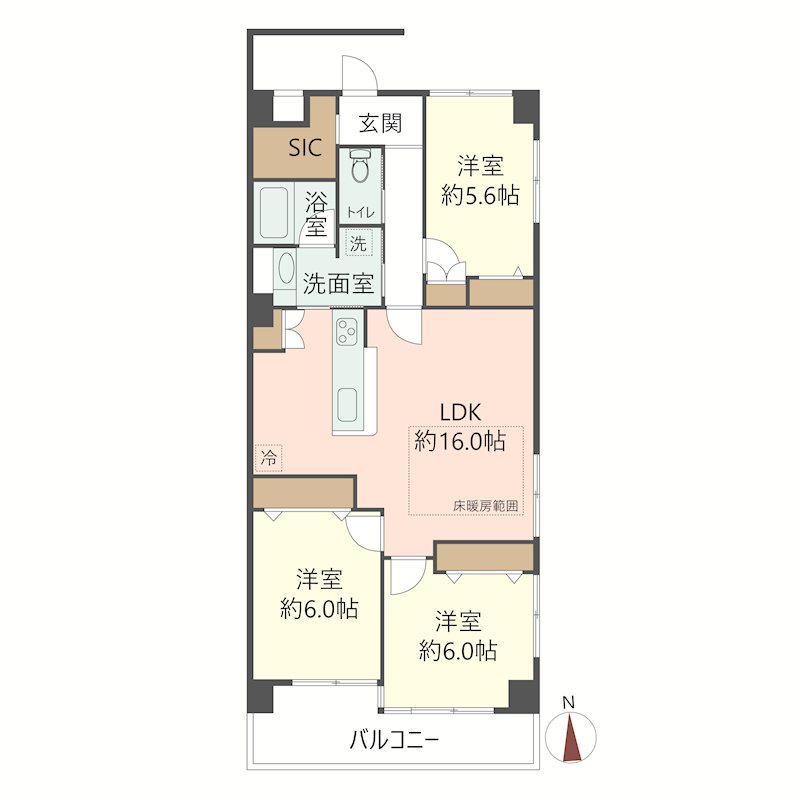 物件の間取り画像