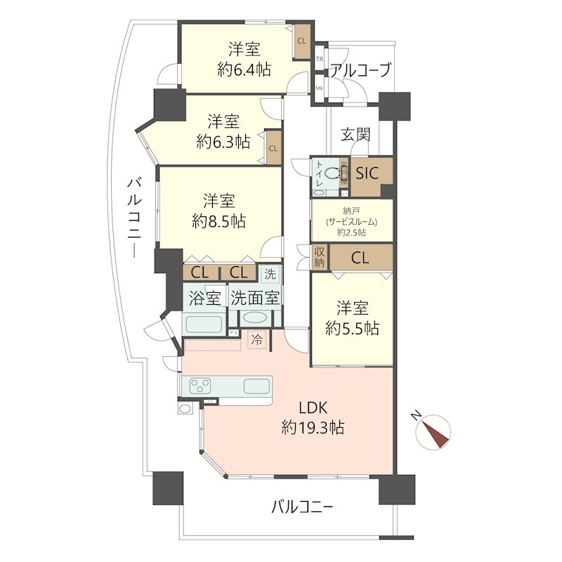 物件の間取り画像