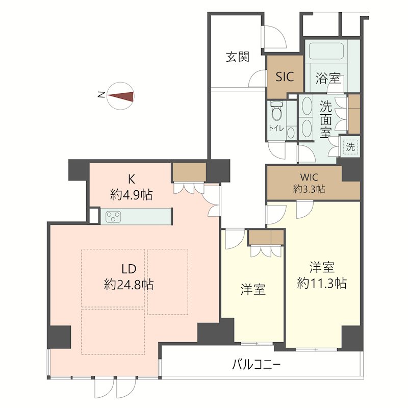 物件の間取り画像