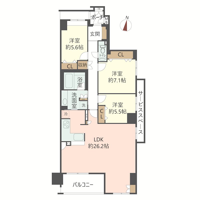 物件の間取り画像