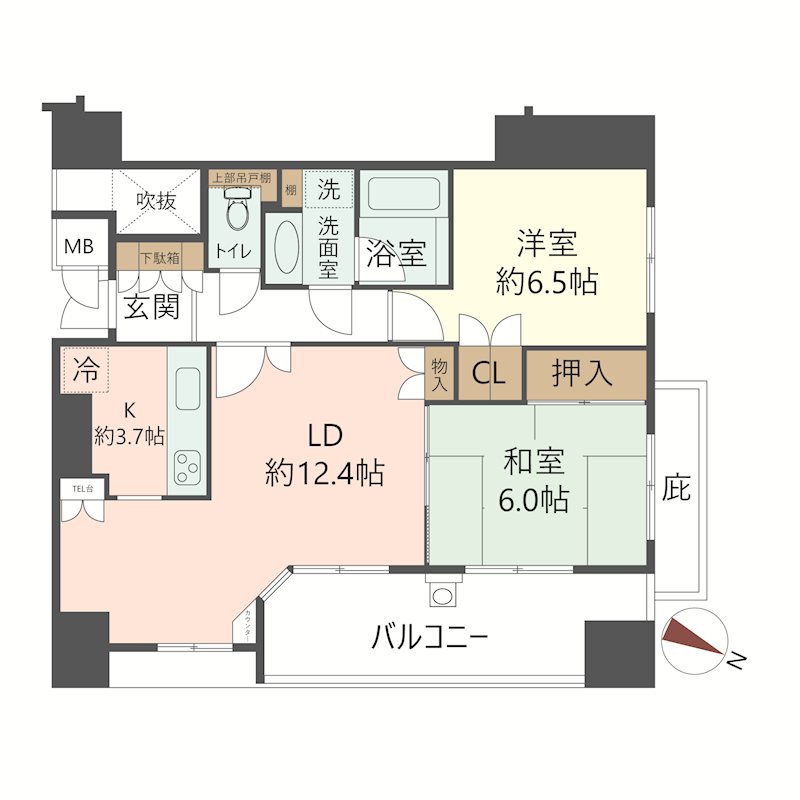 物件の間取り画像