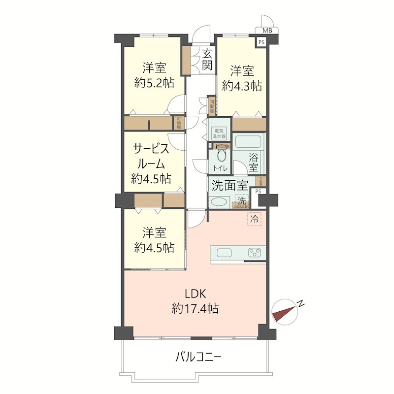 物件の間取り画像