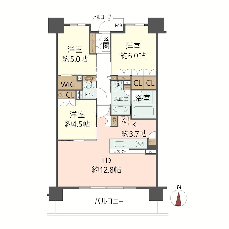 物件の間取り画像