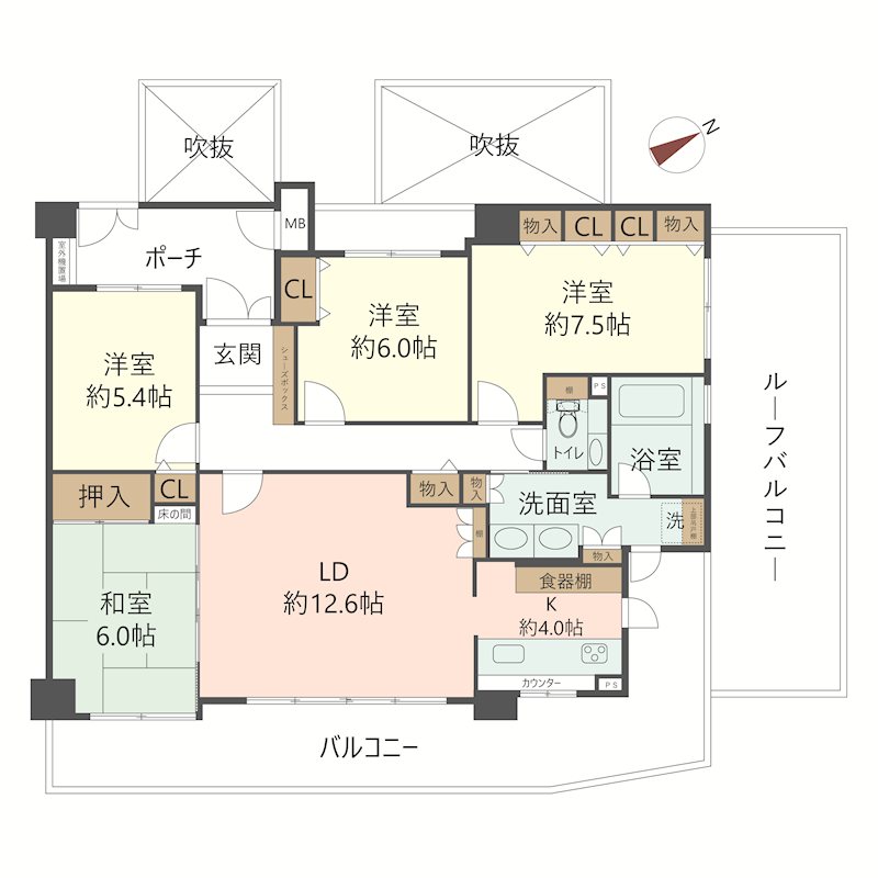 物件の間取り画像