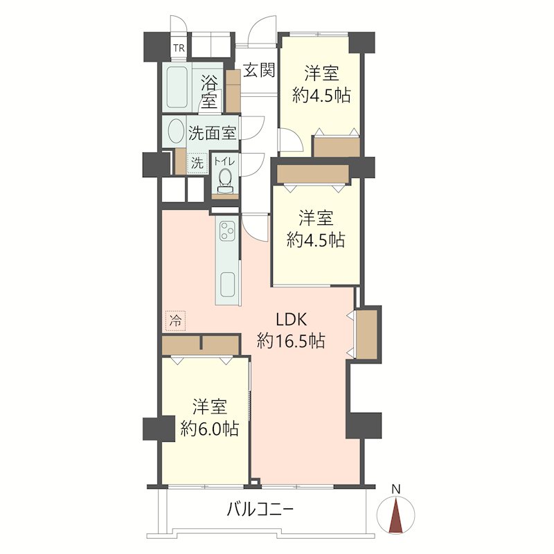 物件の間取り画像