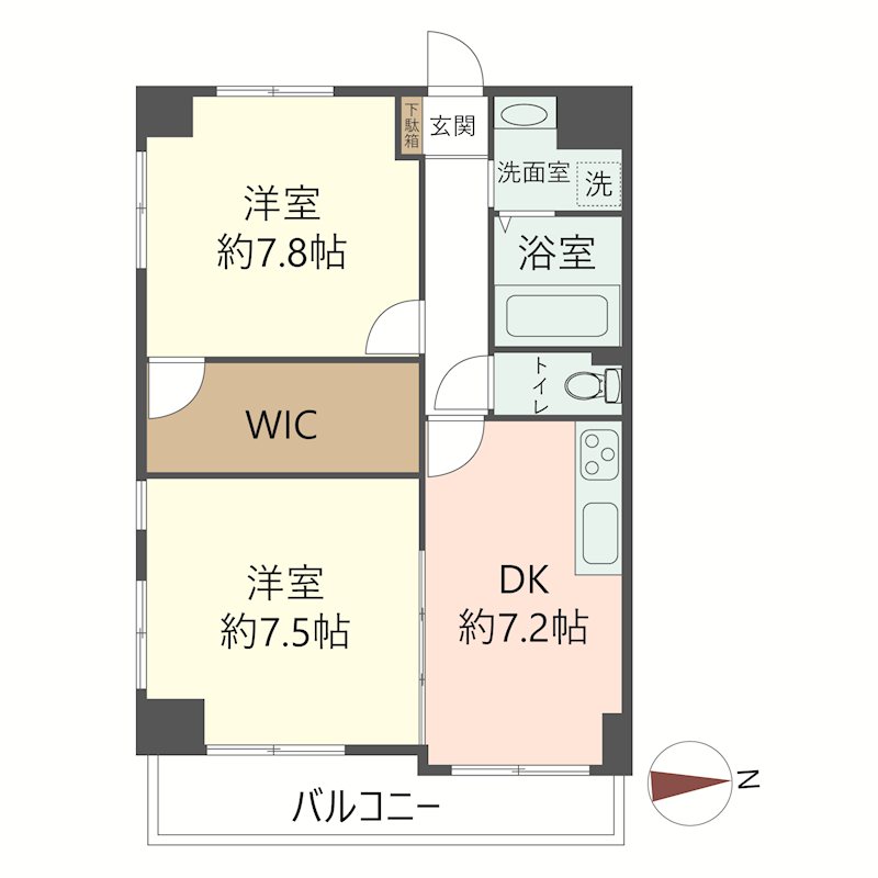 物件の間取り画像