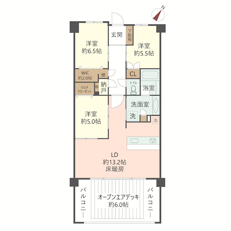 物件の間取り画像