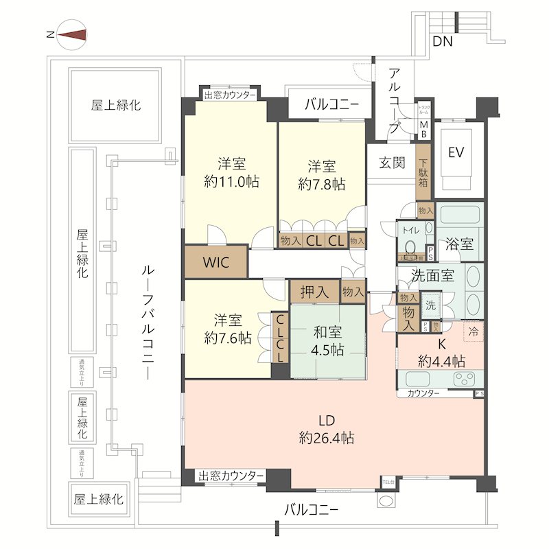 物件の間取り画像