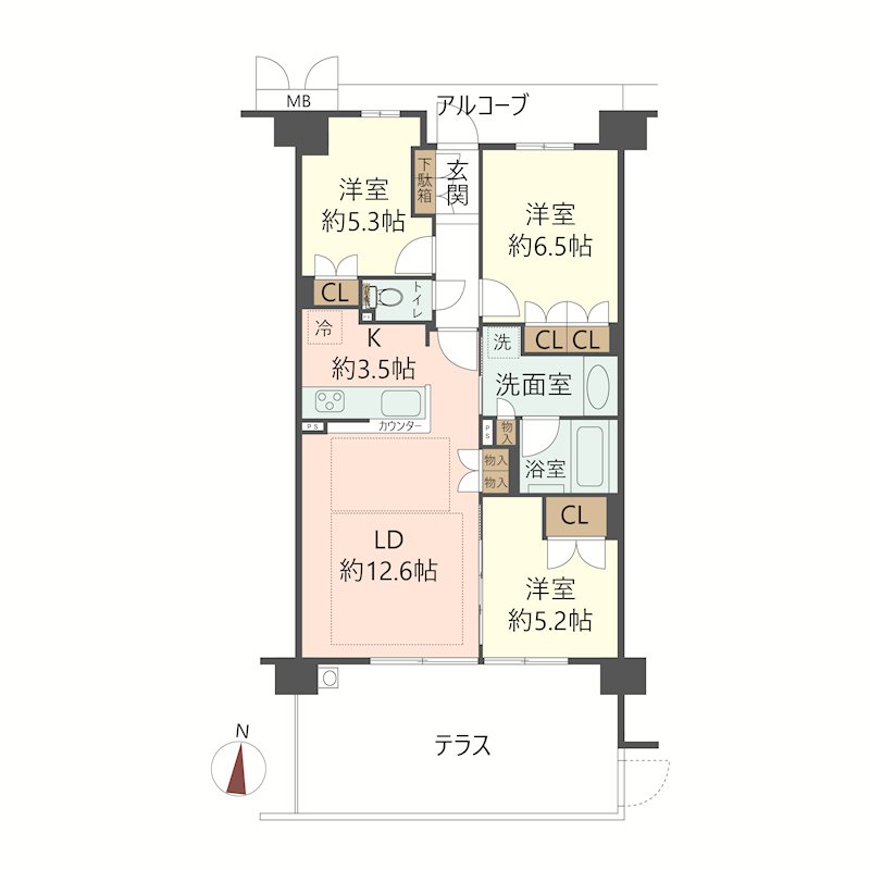 物件の間取り画像