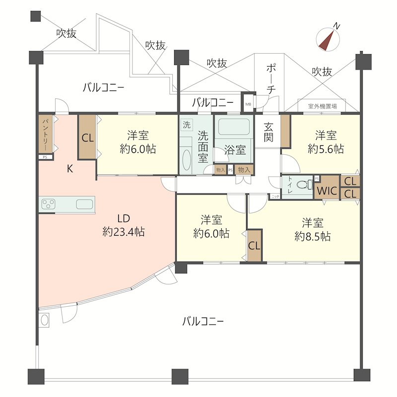 物件の間取り画像