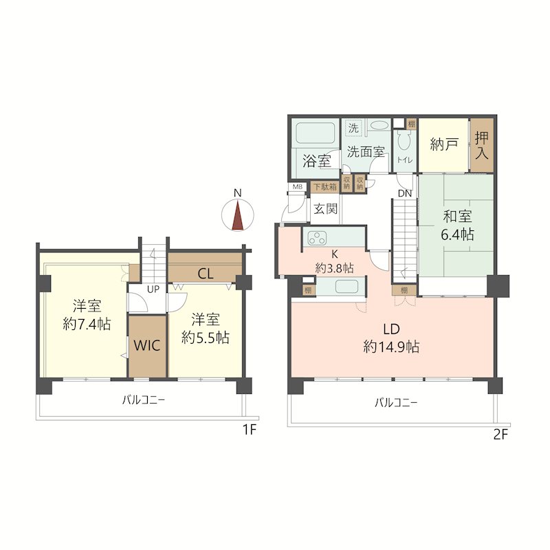 物件の間取り画像