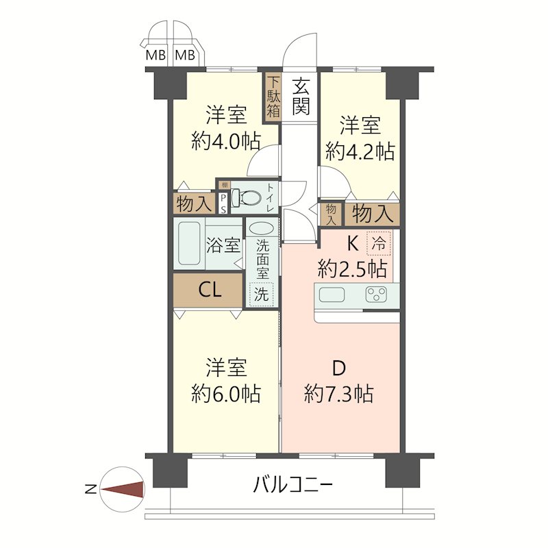 物件の間取り画像