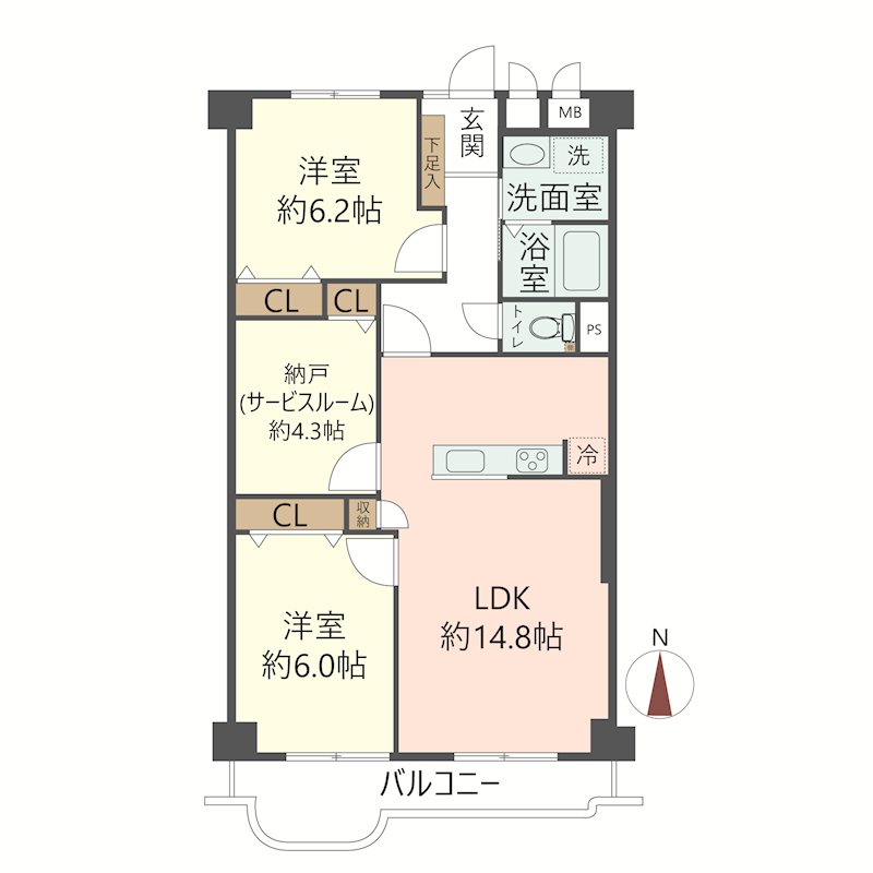 物件の間取り画像