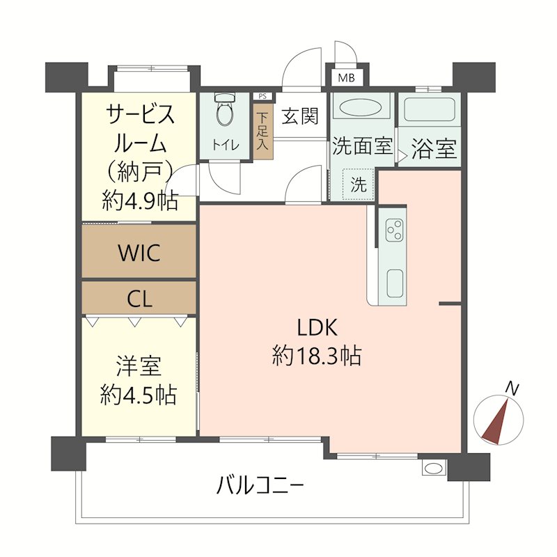 物件の間取り画像