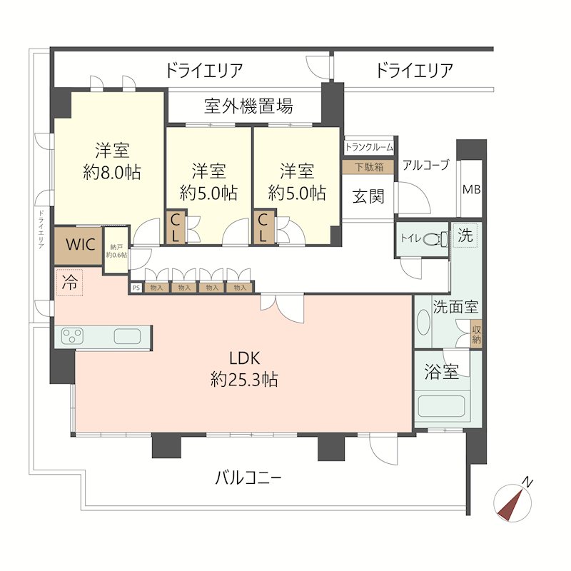物件の間取り画像