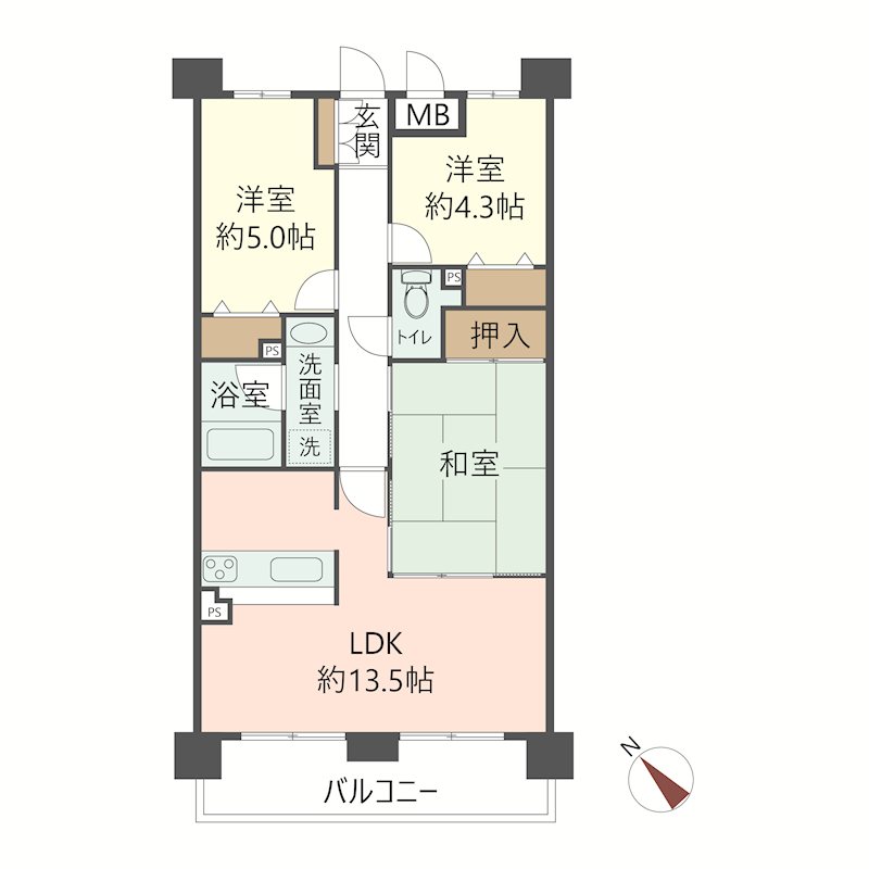 物件の間取り画像