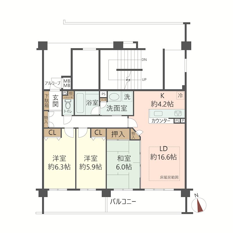 物件の間取り画像