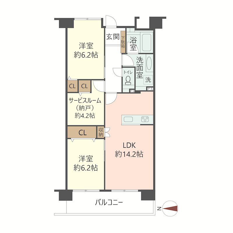 物件の間取り画像