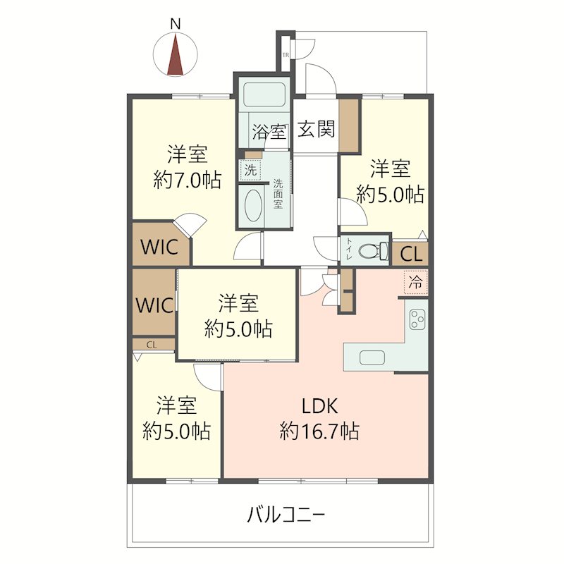 物件の間取り画像