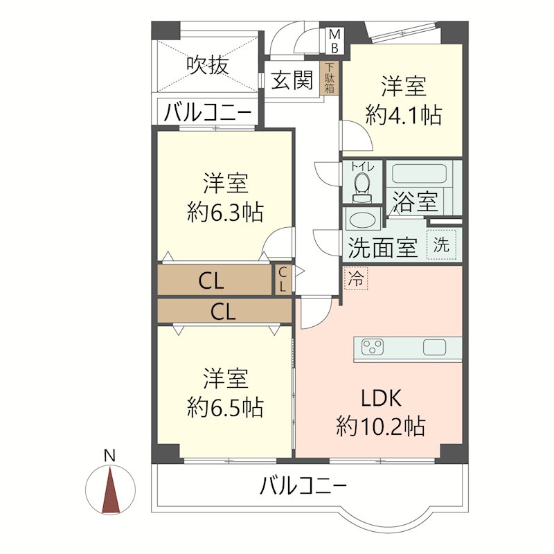 物件の間取り画像