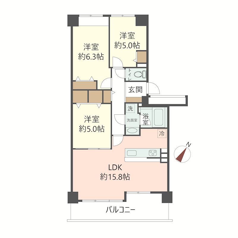物件の間取り画像