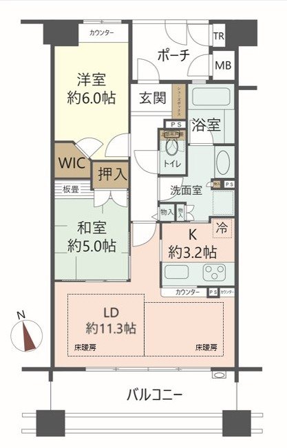 物件の間取り画像
