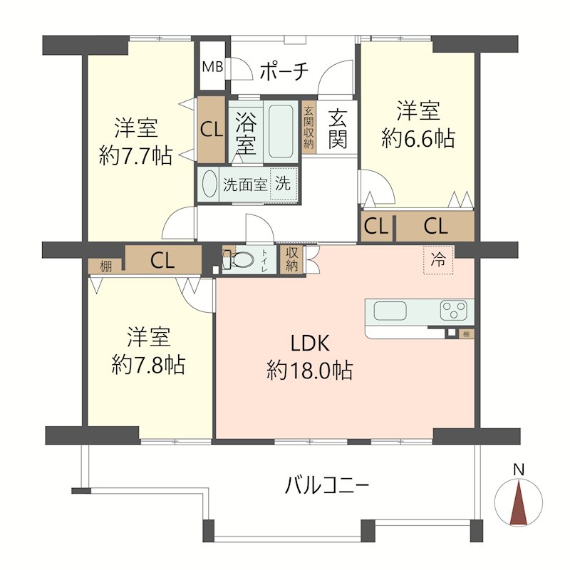 物件の間取り画像