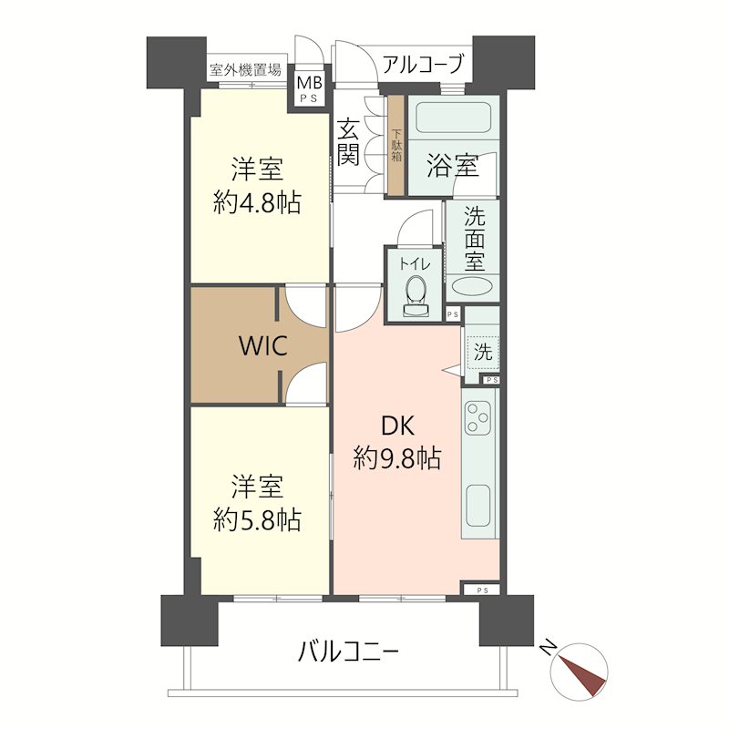 物件の間取り画像