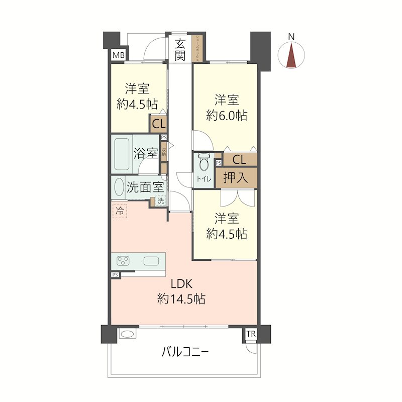 物件の間取り画像