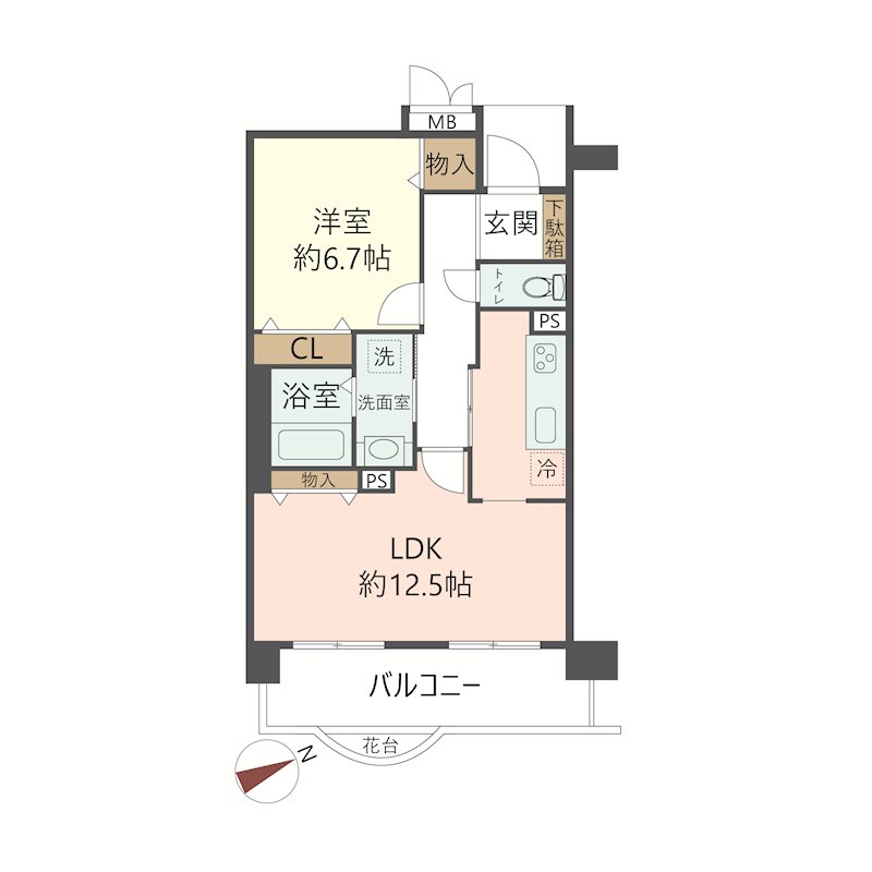 物件の間取り画像