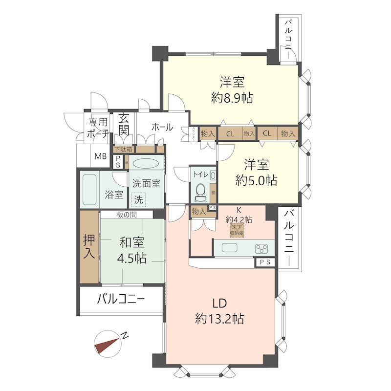 物件の間取り画像