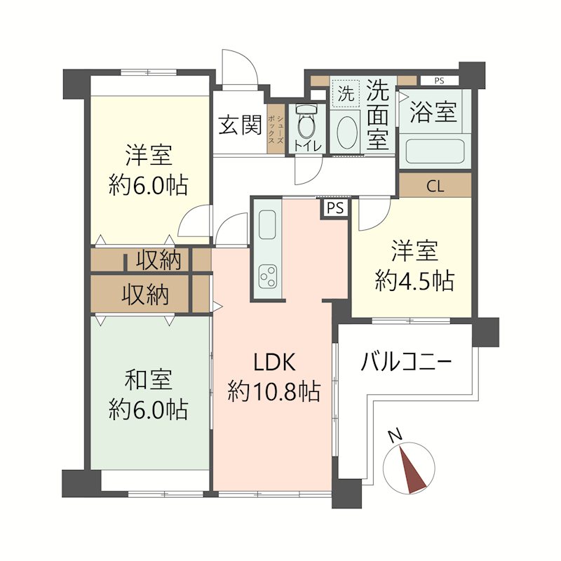 物件の間取り画像