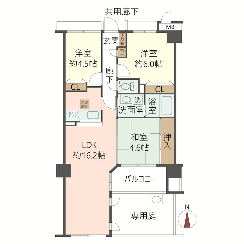 物件の間取り画像