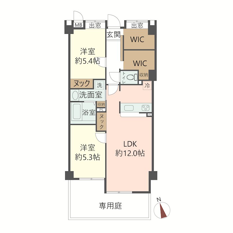 物件の間取り画像