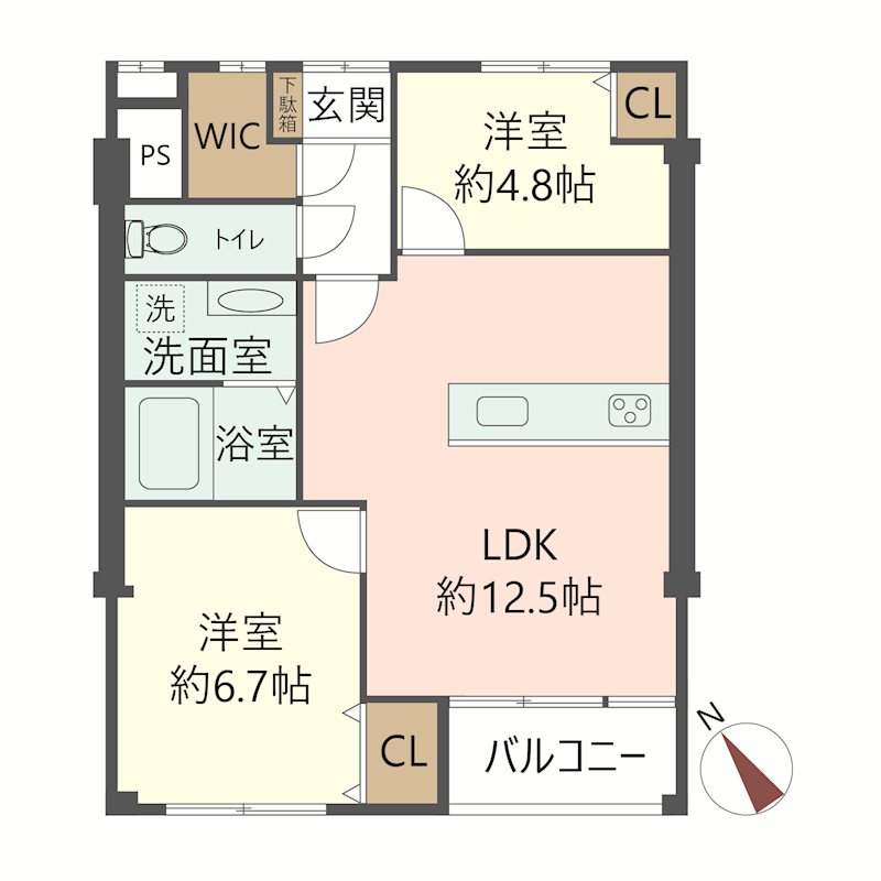 物件の間取り画像