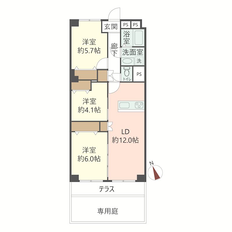 物件の間取り画像