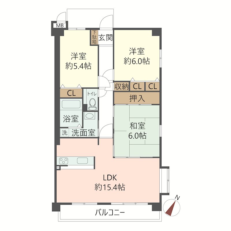 物件の間取り画像