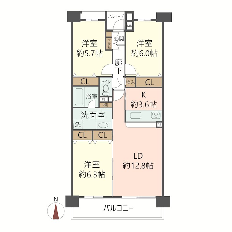 物件の間取り画像