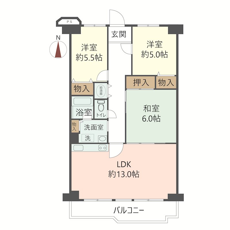 物件の間取り画像