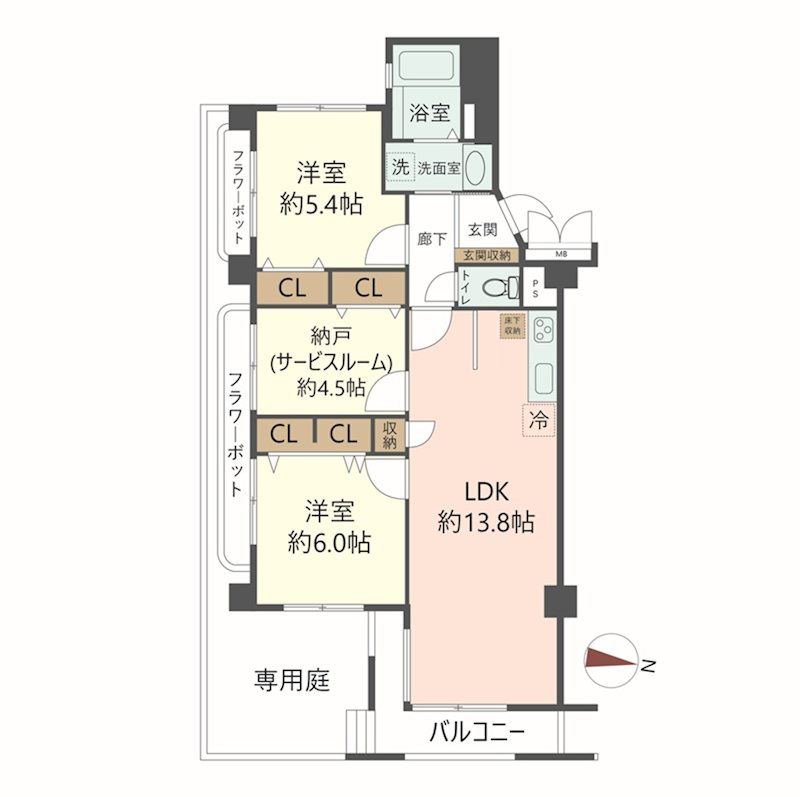 物件の間取り画像