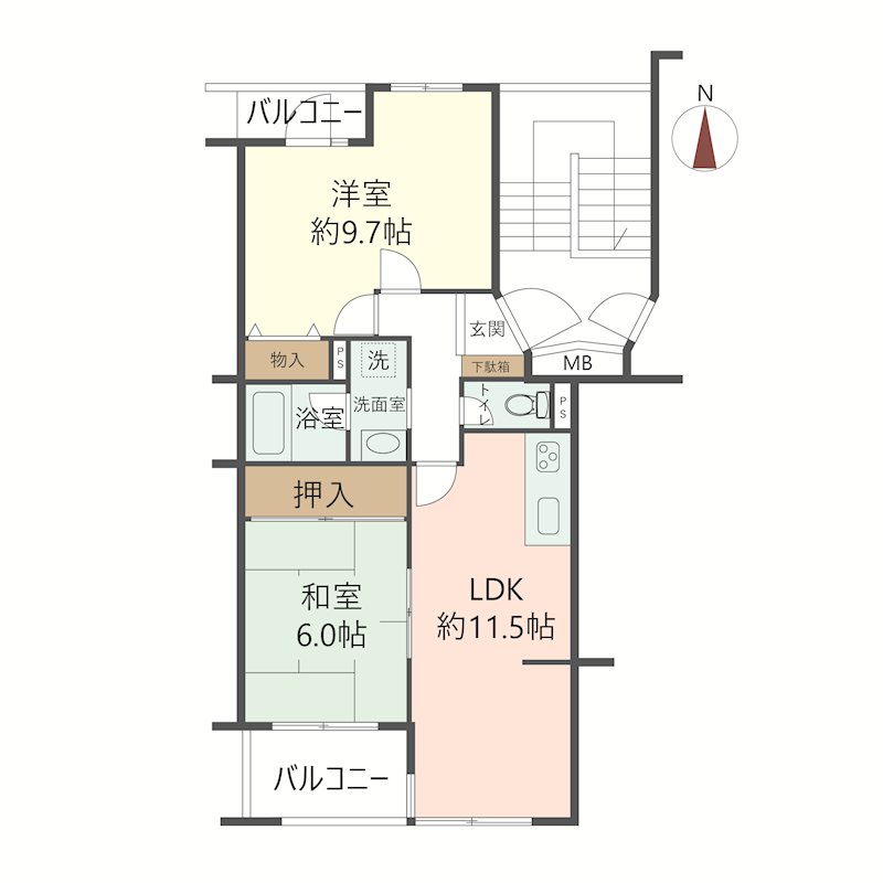 物件の間取り画像
