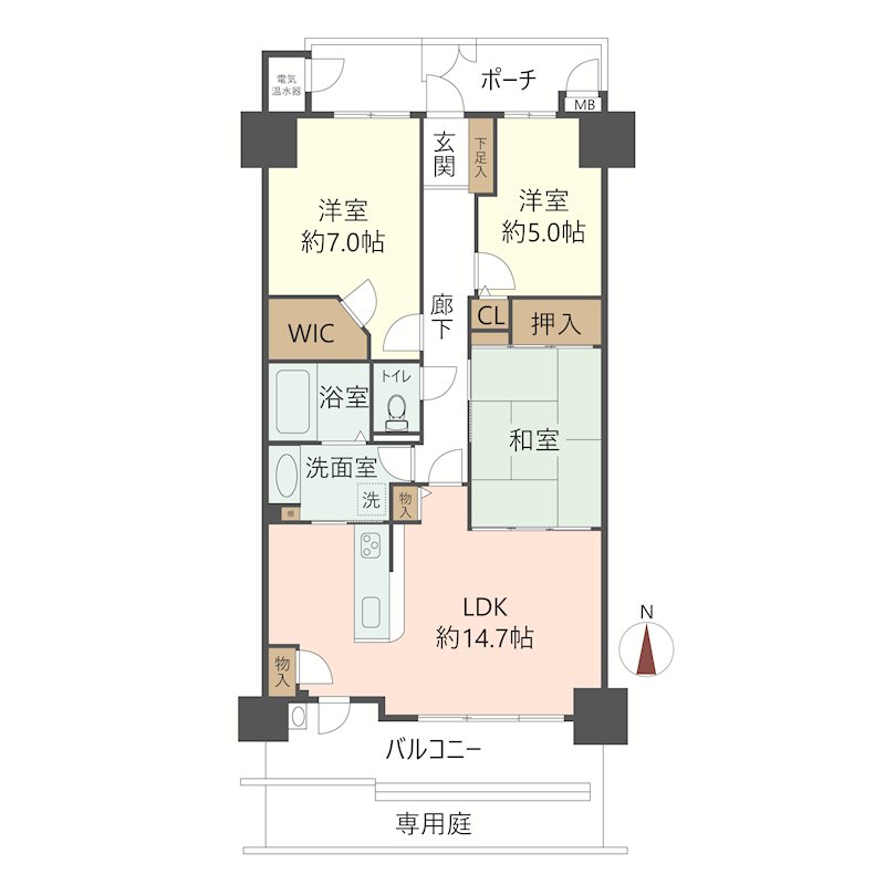 物件の間取り画像