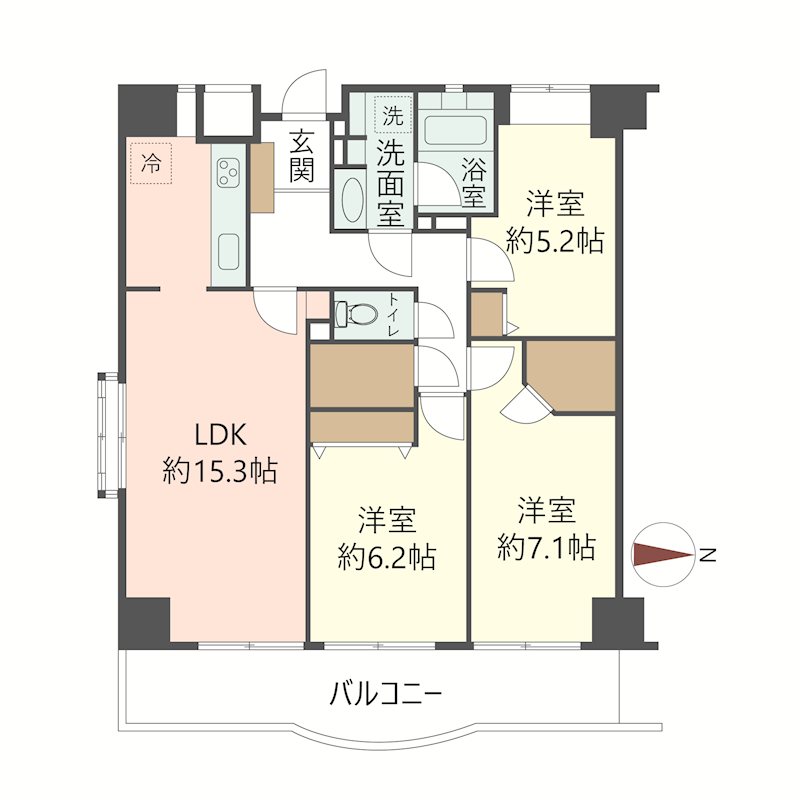 物件の間取り画像
