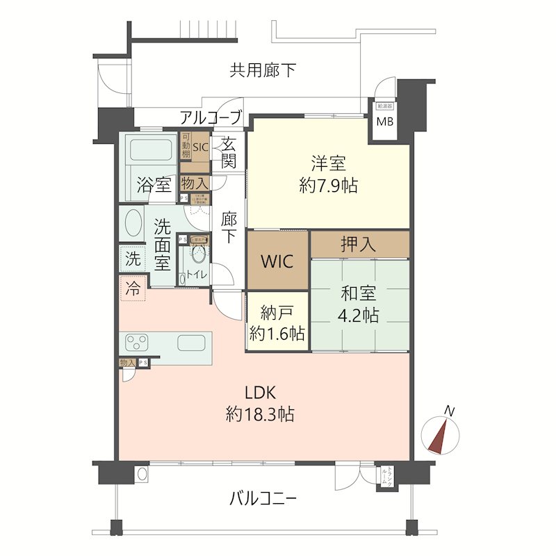 物件の間取り画像