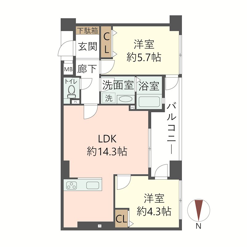物件の間取り画像