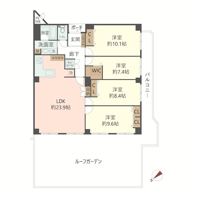 物件の間取り画像