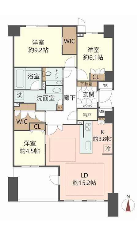 物件の間取り画像