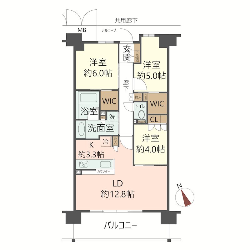 物件の間取り画像