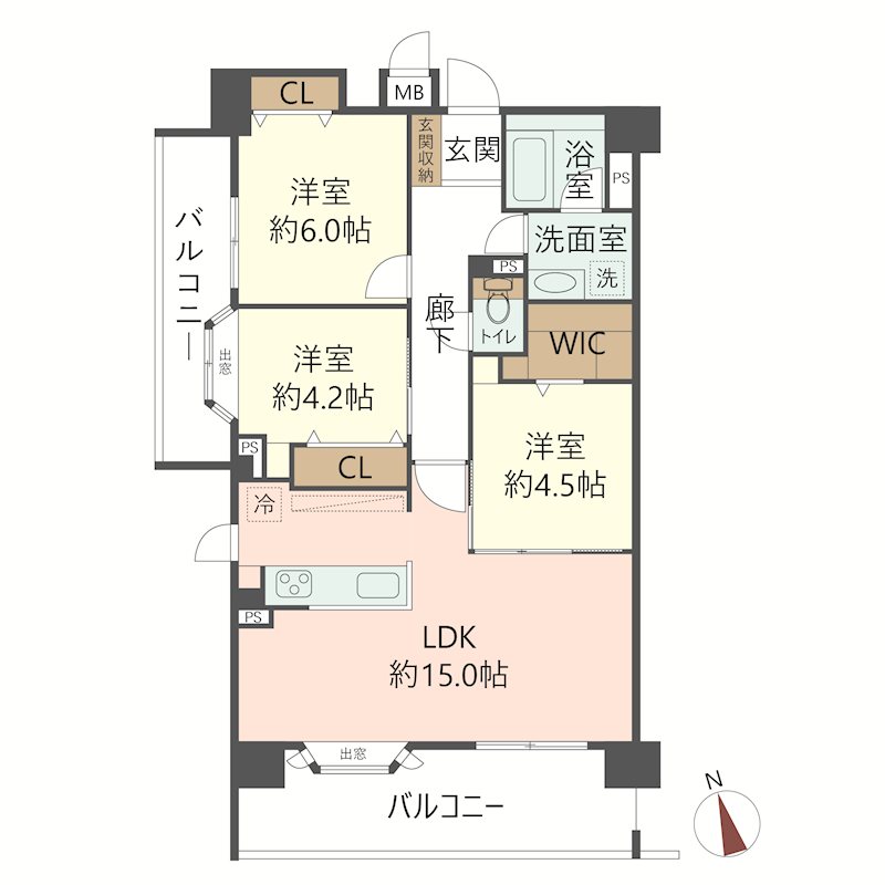 物件の間取り画像