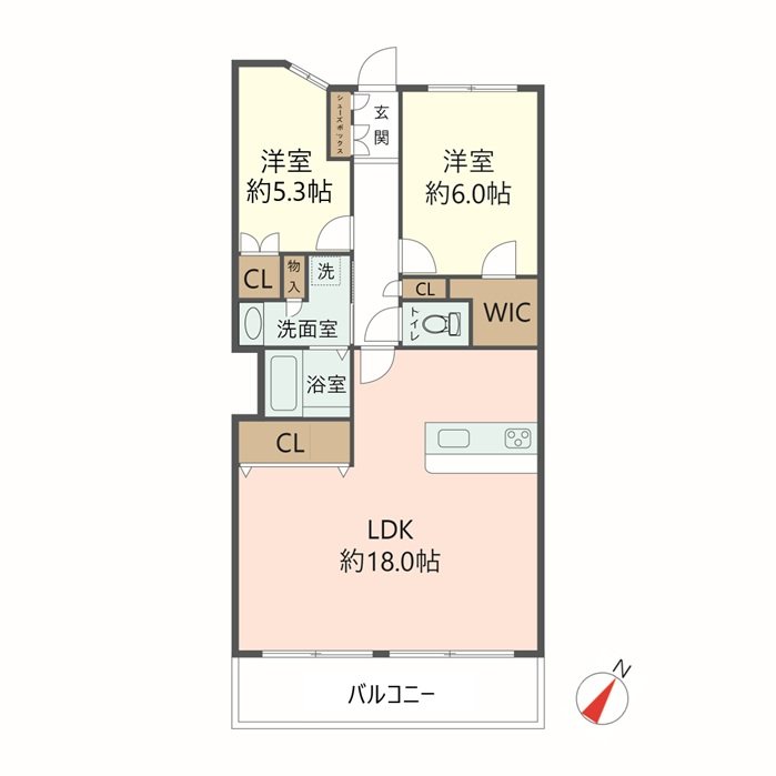 物件の間取り画像